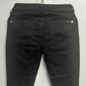 Seven For All Mankind Womens Black Skinny Jeans 27